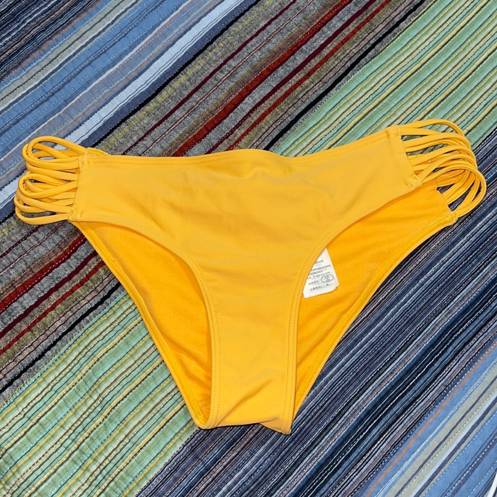 Hollister yelllow bathing suit bottom.